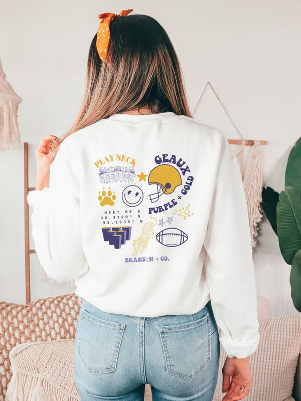 LSU MASH-UP SWEATSHIRT